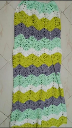 Crochet Double Crochet Chevron Stitch Skirt