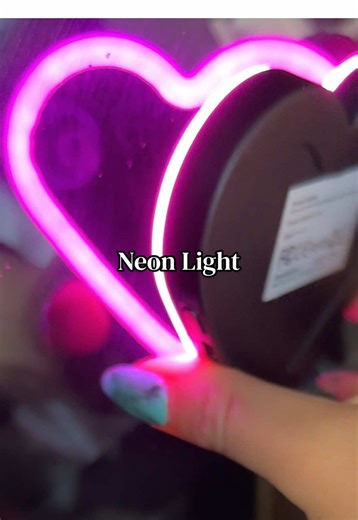 Cool Neon Solar Powered LED Light for Your Room