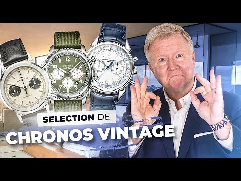 5 montres Chronographes "vintage" à découvrir !