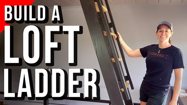 Easy DIY Ladder for Loft Project You’ll Enjoy