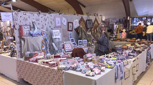 À Compiègne, la broderie tient salon durant trois jours