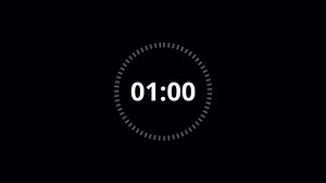 Rounded Circle Countdown Timer One Minute Stock Footage Video (100% Royalty-free) 3557357623 | Shutterstock