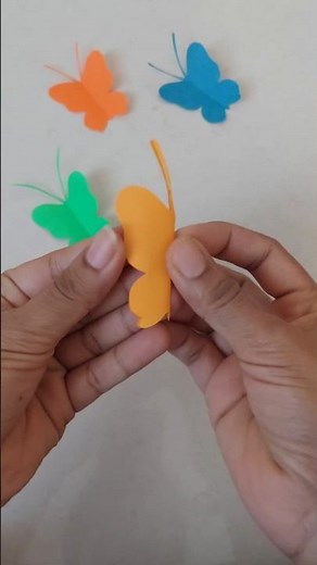 Butterfly 🦋| Easy Paper Craft | DIY Paper Butterfly | Colorful Butterfly Making 🌈#paperbutterfly