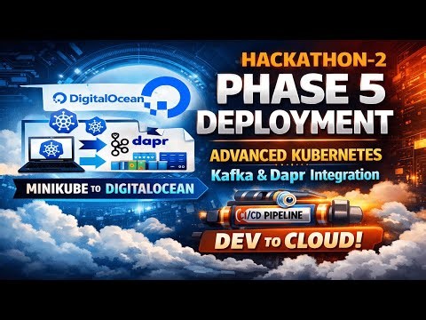 Cloud Native Todo Chatbot | Phase 5 Deployment on DigitalOcean Kubernetes + Dapr + Kafka