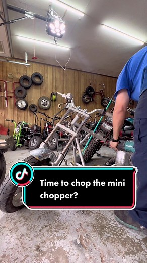 Chopping and Stretching a Mini Chopper | Biker Life Fun