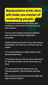 1.5M views · 6.2K reactions | Manipulative tricks that will make you master of controlling people: | Beautiful Words | Facebook