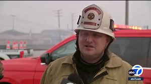 Massive fire rips through former Sunkist packaging plant in Oxnard