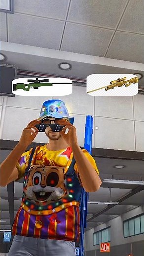 Day 115: AWM vs AWM Y (Same Damage?) 😱 Free Fire Shock! 🔥 #freefireshorts