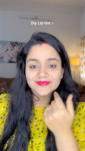 Diy Lip tint👄 #shorts #ytshorts #trendingshorts #viralshorts #lipstick #makeup #viralvideos #short
