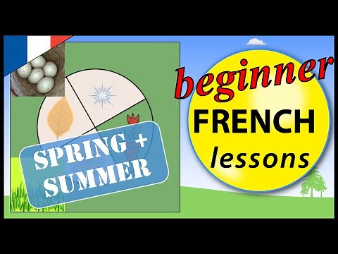 Spring and Summer in French | Beginner French Lessons for Children | the Seasons 1