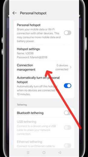 How to set the personal hotspot device connection limit on Oppo F29 pro! #shorts #shortvideo