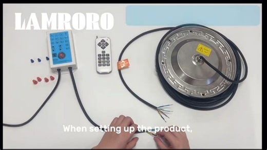 Watch Color Changing LED Inground Pool Light with Controller on Amazon Live