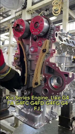 Installing timing chain and timing chain guide for Hyundai G4FJ engine, Like G4FA G4FC G4FD G4FG