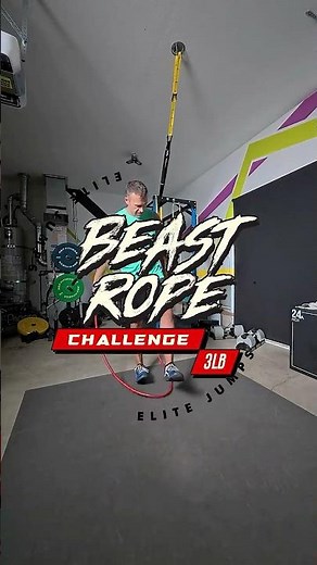 Beast Rope Challenge: 3lb Weighted Jump Rope | Kyle Easter ‪@Jump15official‬ | Elite Jumps