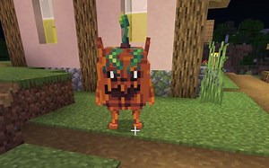 我的世界万圣节模组：小幽灵和南瓜怪都来了_游戏热门视频