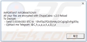 ChupaCabra Ransomware