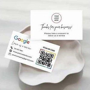 Google Review QR Code Sign Template by Behive Templates