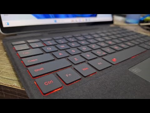How to Set Up a Microsoft Surface Pro 8 Laptop Keyboard to Connect to the Screen