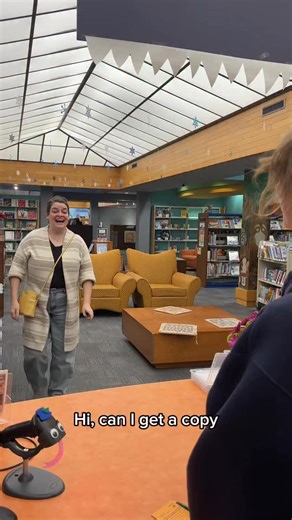 Marysville Public Library on Instagram: "For the best service in town, come visit us at the Marysville Public Library! We guarantee you’ll have a 5-star experience! 🌟 ‼️Disclaimer: we do not recommend eating and/or drinking while reading library books. 👀 #funny #library #librarylife #librarylove #humor"