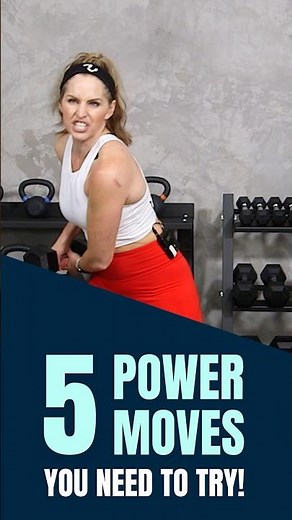 🔥 Step into your POWER 🔥. Try these 5 Moves for Strengrh, Power & Cardio!