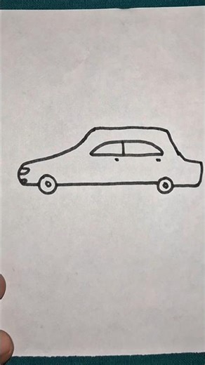“Cartoon Car Drawing in 60 Seconds! 🚗✨ #Shorts #drawing #drawing4kids