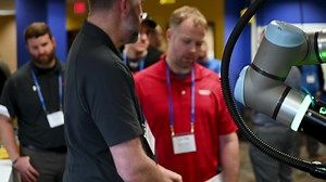 Wait until you see some of this crazy innovation from Kinetic Technologies, LLC. They had their robotics out a few weeks ago during the Cobot Automation Summit event at Iowa Lakes Community College. One robot even opened up a root beer bottle cap for me! | The Chris Nelson Company | Facebook