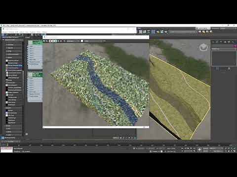 Texturing a terrain in 3ds Max