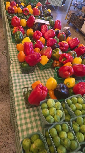 Tout droit venus de la ferme, pleins de saveurs et directement dans ma cuisine. Les escapades au marché du samedi ne déçoivent jamais ! 🧺 🌶 🫑 🥦