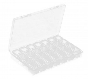 Bead Storage Box, 28-grid Clear Plastic Organizer With Removable Mini Boxes for Seed Beads, Delicas, Jewelry Making, Craft Storage - Etsy