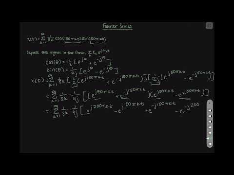 Complex Fourier Series Example