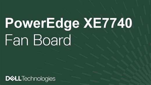 How to replace the CPU fan board on a PowerEdge XE7740