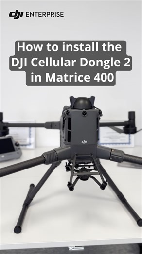 Setting up connectivity on DJI Matrice 400? Here’s how to install the DJI Cellular Dongle 2 in just a few steps: 🛜 Locate the dongle installation port 🛜 Insert the Cellular Dongle 2 correctly 🛜 Secure the connection and check the setup 🛜 Enable stable network communication for operations A quick setup that helps keep your drone connected when it matters most. Have you installed yours yet? 🎬 STABLECAM Enterprise #djienterprise #matrice400 #droneoperations #connectivity | DJI Enterprise