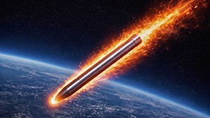 Orbital kinetic strike concept explores hypersonic non-explosive weapons
