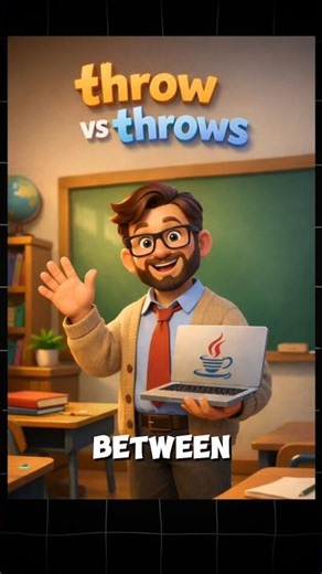 Difference Between throw and throws #java #programming #throw #shorts