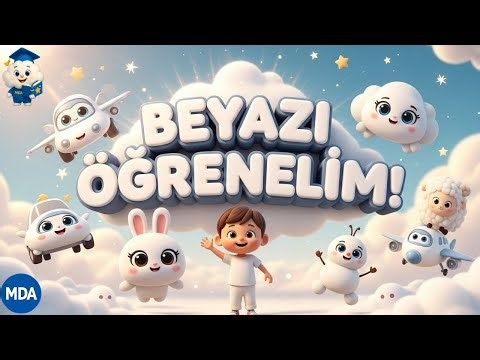 Let's Learn White! 🤍 Let's Get to Know Colors in a Fun Way