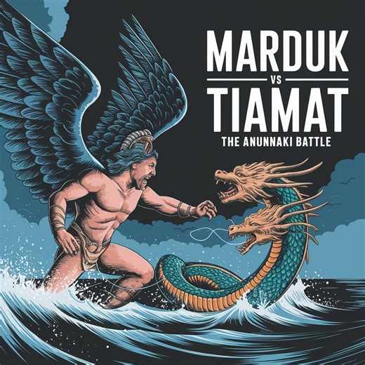 8.3K views · 69 reactions | Anunnaki King Marduk vs Tiamat: The Epic Battle That Shaped Babylonian Creation and the Birth of Humanity #ancientalien #anunnaki #mythology #Sumerian #nephilim | The Lore Library | Facebook