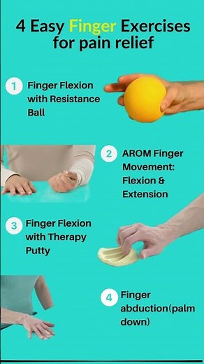 4 simple finger exercises you can do at home!