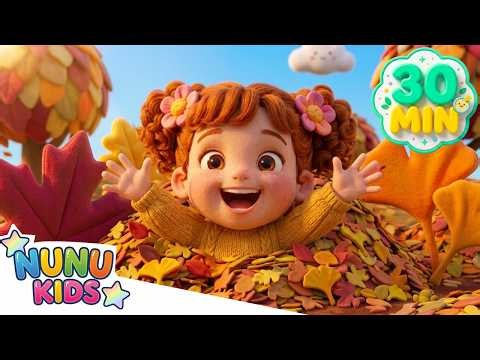 Autumn Leaves Color Song l NUNUKIDS