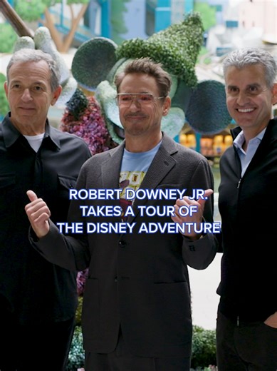 Robert Downey Jr. Tours the Disney Cruise Ship