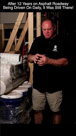 This Roofing Coating Survived 12 Years on a Roadway! #construction #realestate #home #building