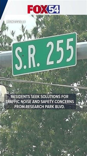 Huntsville resident speaks on traffic noise and safety concerns from Research Park Blvd.