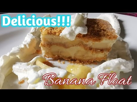 BANANA FLOAT | DESSERT | MY OWN VERSION | WENMANANGKITCHENET | VLOG