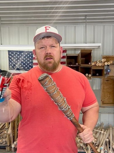 Real Lucille Bat From The Walking Dead?! 🤯 #shortsvideo