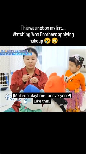 BabelovesDramas on Instagram: "This was not on my list... Watching Woo Brothers applying makeup 😢🥹 #eunwoo #jeongwoo #notonmylist #makeup #woobrothers"