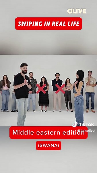 Hinge Swiping In Real Life, Middle Eastern Edition #hinge #datingshow #rizz