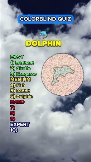 Colorblind Quiz! Can You See The Hidden Animals #quiz #trivia #colorblind