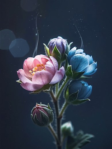 Live Wallpaper: Whispers of Blooming Flowers