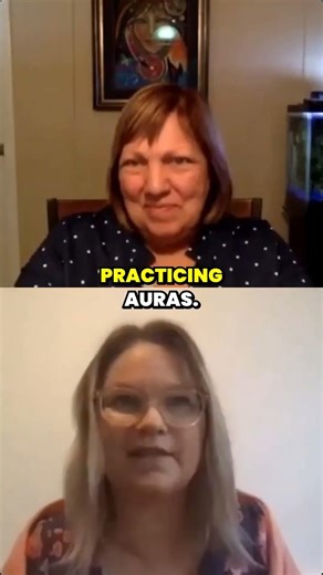 I could see auras as a child