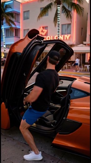 McLaren Flying Car in Miami 😱🚀 #shorts