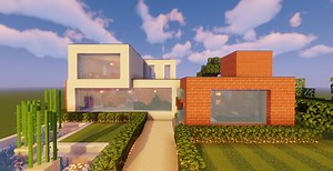 Modern House #129 (Map   Schematic) Minecraft Map
